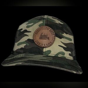 Pacific Headwear Camouflage Green Brown Snapback Trucker Hat EUC
